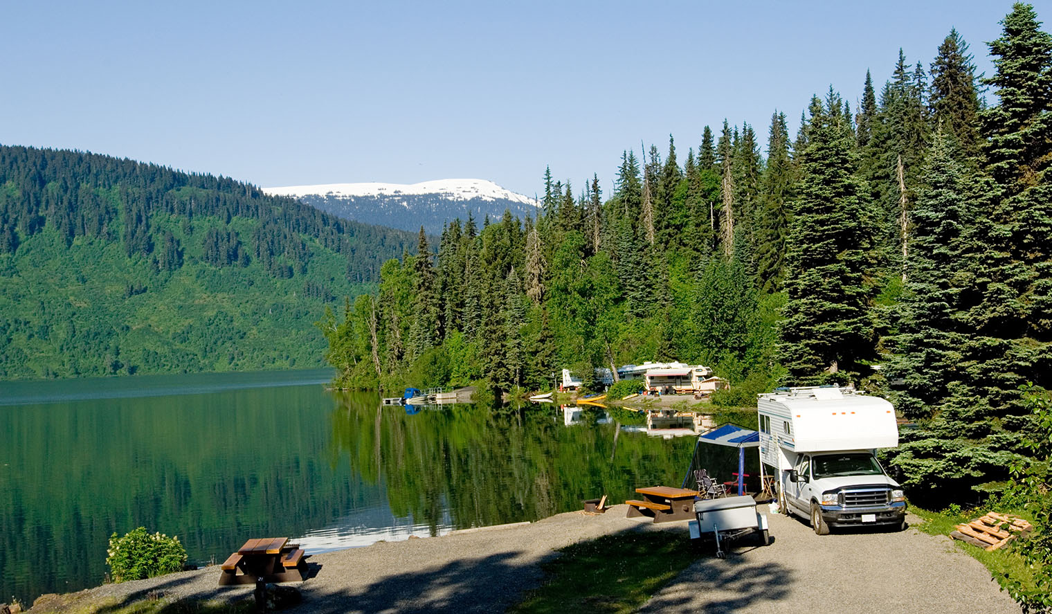 Alaska Camping Plätze Motorhome mieten Schweiz