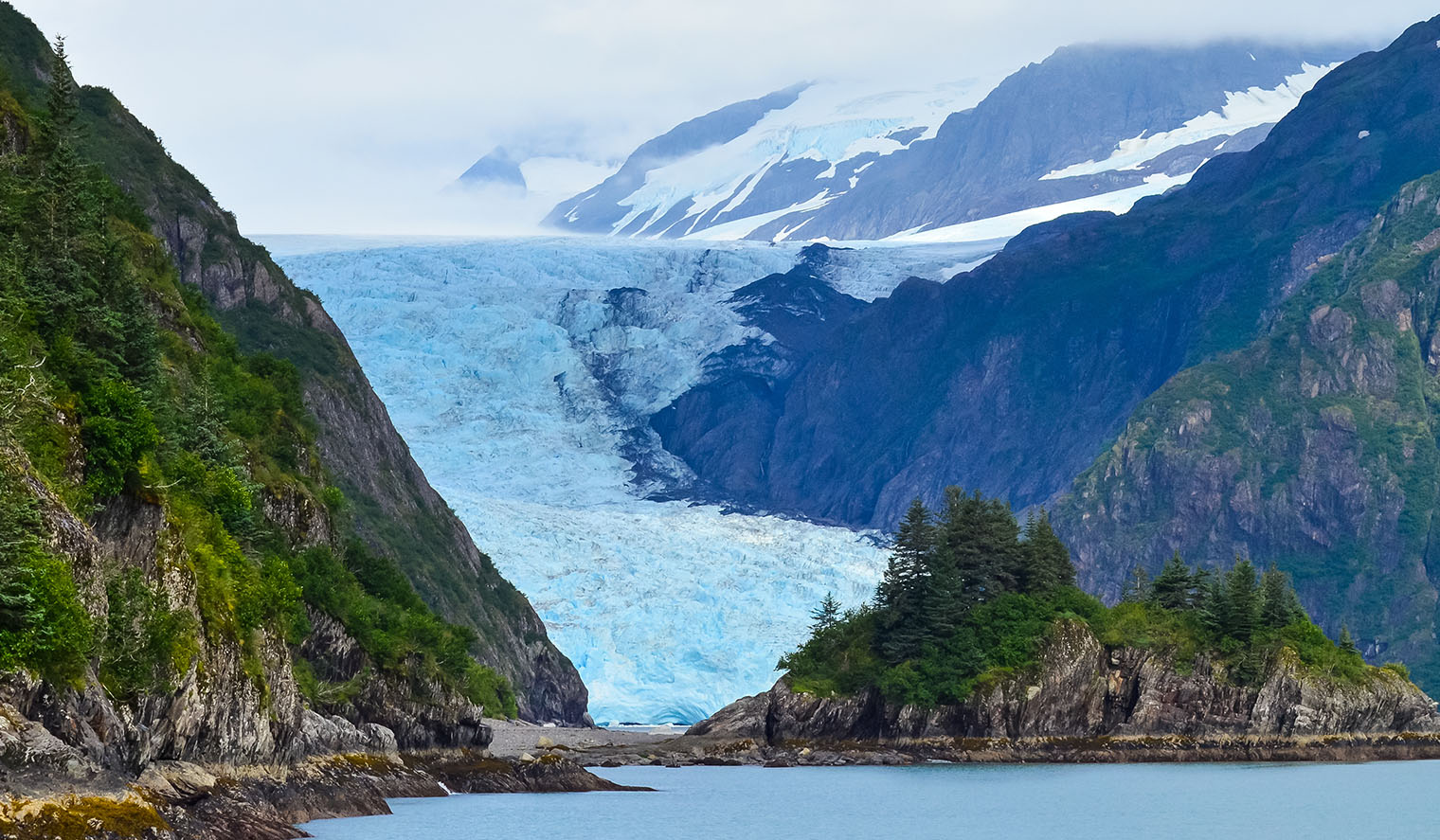 Gletscher Kenai Halbinsel